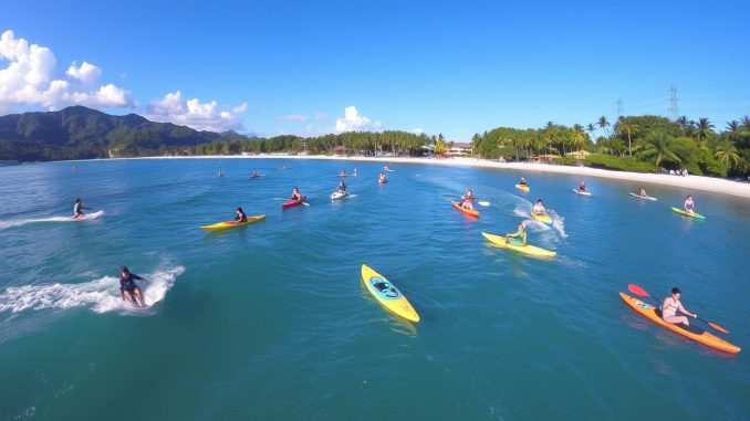 sport aventure sur l'eau