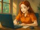 dessin ia d'une élève en e-learning